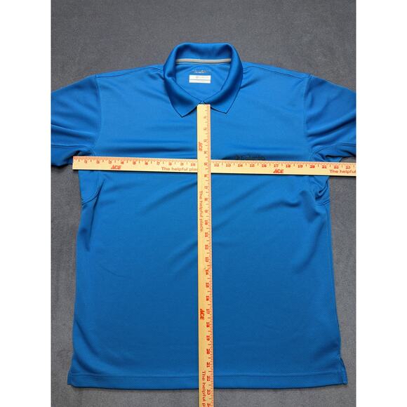 Columbia Omni Shade Polo Shirt Blue Mens Med - Picture 4 of 9